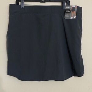 Eddie Bauer Charcoal Skort women XXL performance casual soft stretchy UPF50